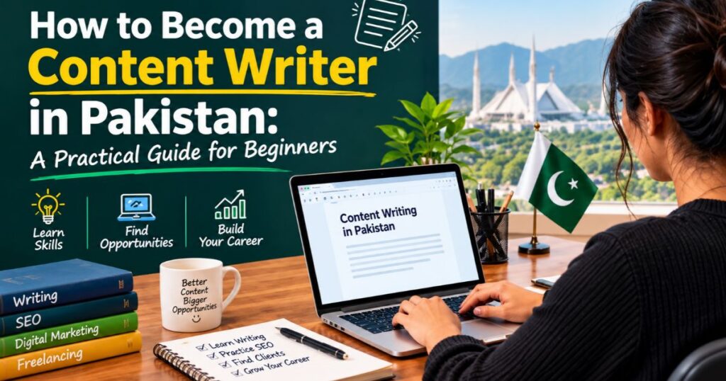 how to become a content writer in Pakistan